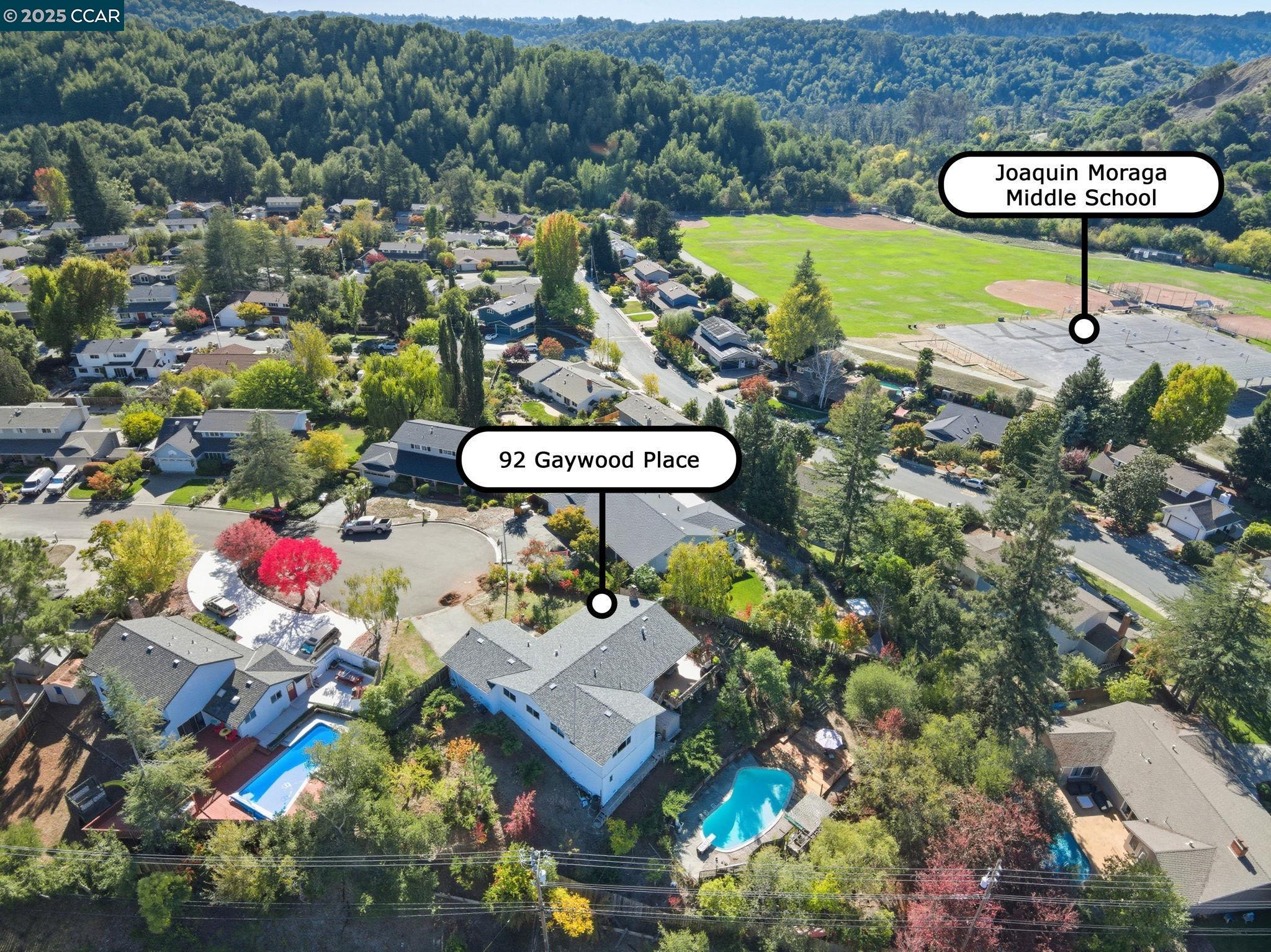 92 Gaywood Place Moraga, CA 94556 - Photo 25 of 52 a view of a table and chairs in patio