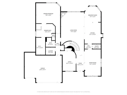 a picture of a bathroom with a shower