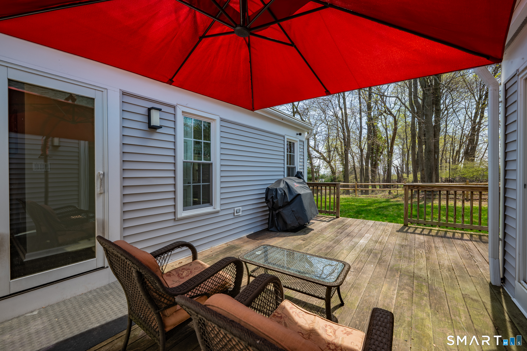 273 Osborne Hill Road Fairfield, CT 06824 - Photo 34 of 40 The backyard is fully fenced in, perfect for pets.
