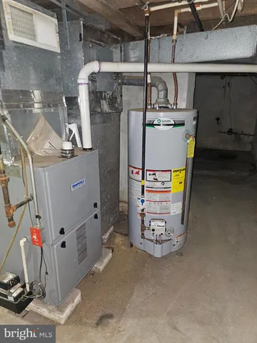a view of water heater room