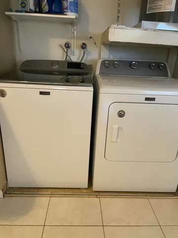 a close view of appliances
