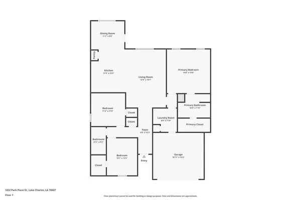 $239,900 | 1832 Park Place Drive, Lake Charles, LA 70607