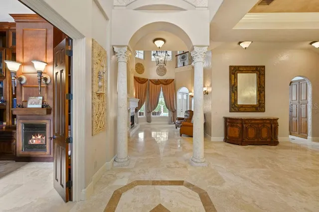a view of a livingroom with furniture and a couch