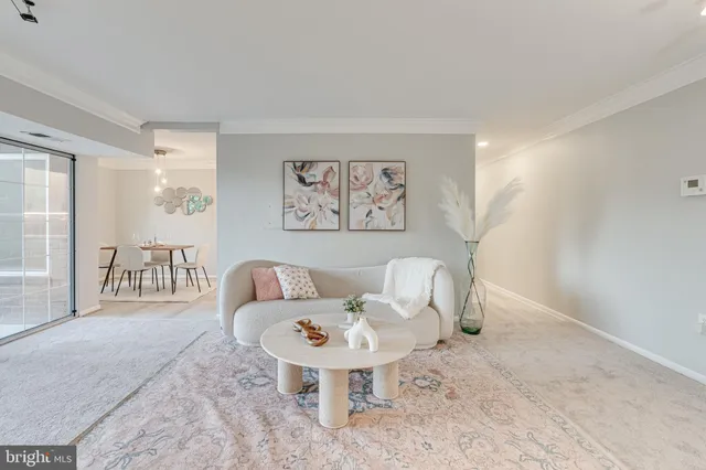a view of a livingroom with furniture and a couch