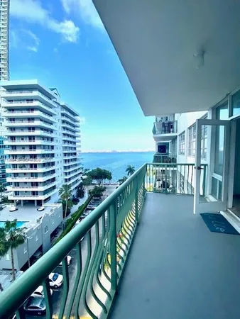 a view of balcony and an outdoor space