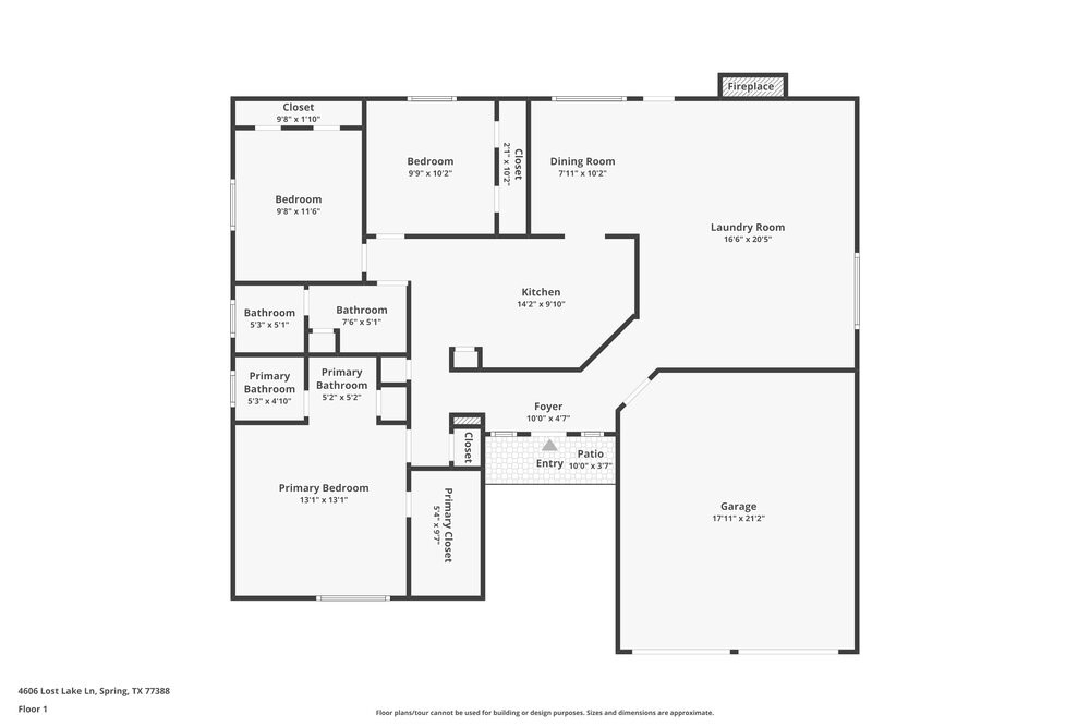 4606 Lost Lake Lane Spring, TX 77388 - Photo 2 of 16 a picture of floor plan