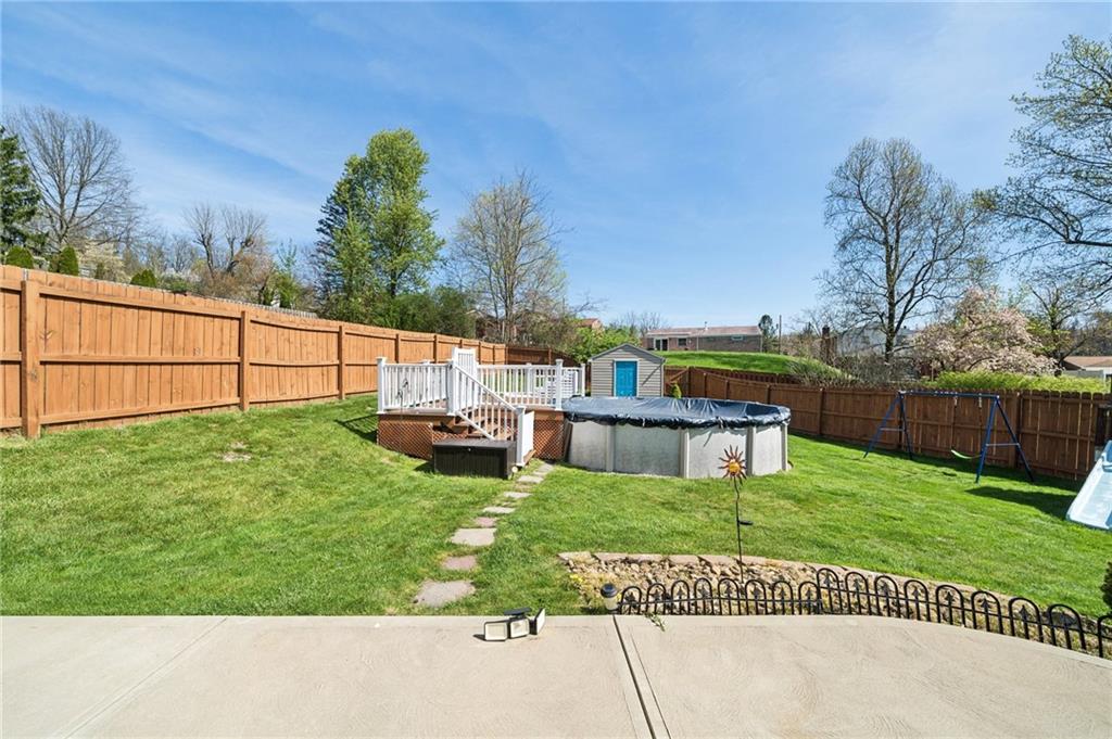 73 Ridgecrest Drive Pittsburgh, PA 15235 - Photo 21 of 25 18' Pool with Trex deck!