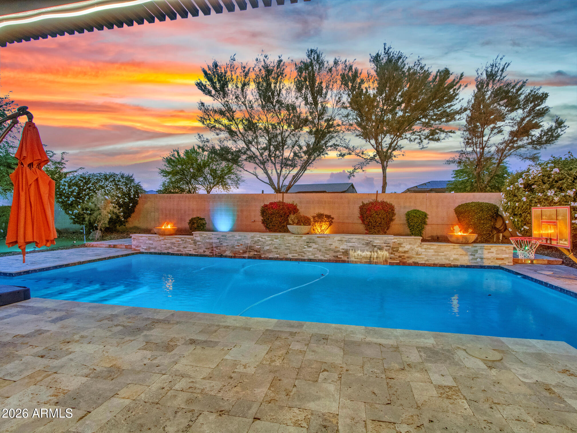 18216 West Montecito Avenue Goodyear, AZ 85395 - Photo 24 of 26 Evening_03_Backyard-&-Pool-(6)