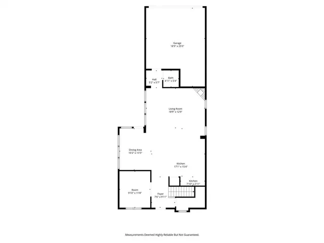 a picture of a bench in front of door