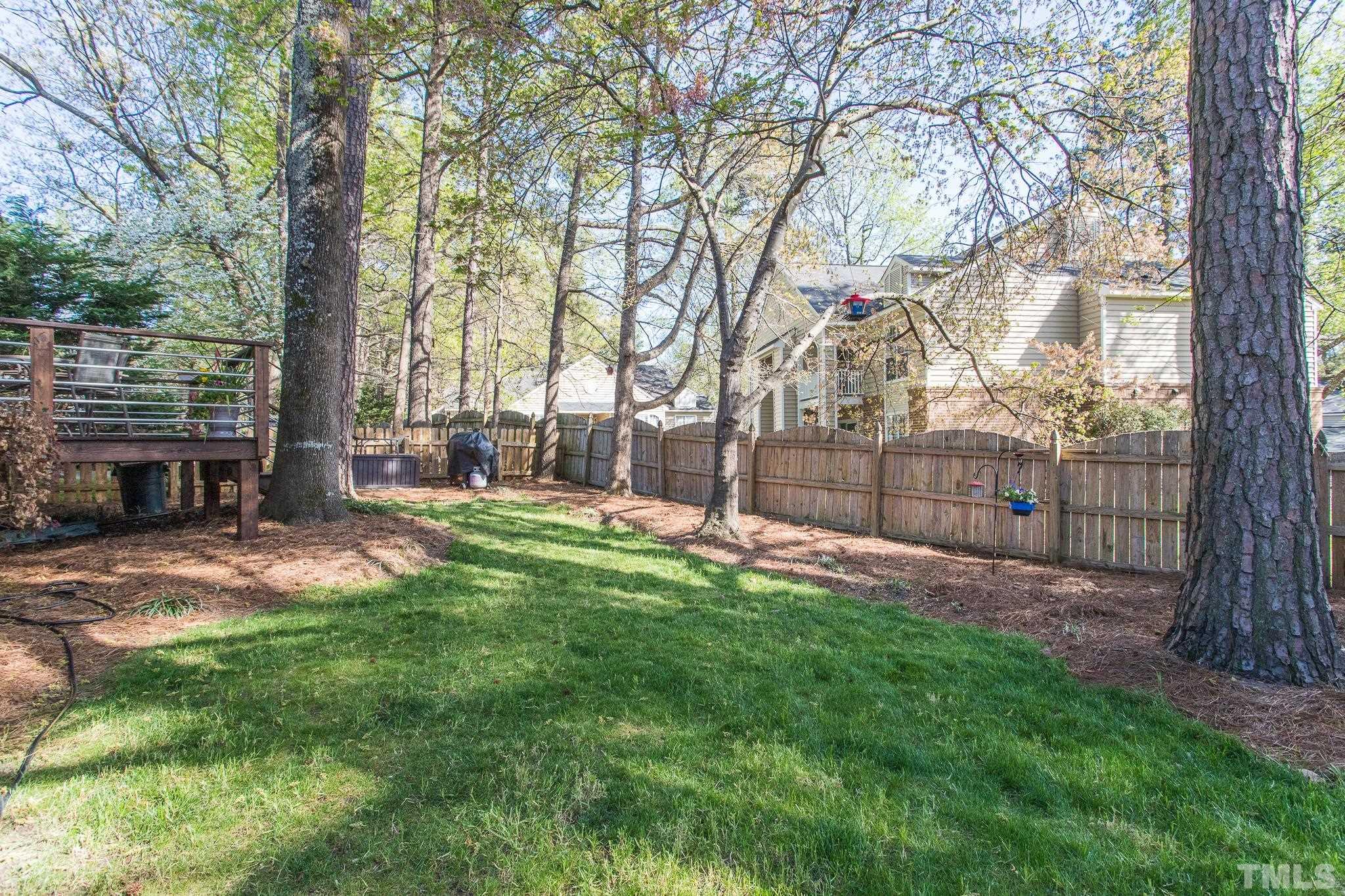 2352 Declaration Drive Raleigh, NC 27615 - Photo 27 of 28 a view of a yard with a tree