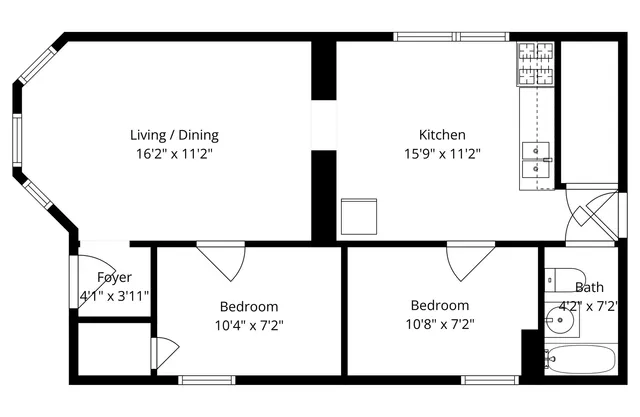 a picture of a bench