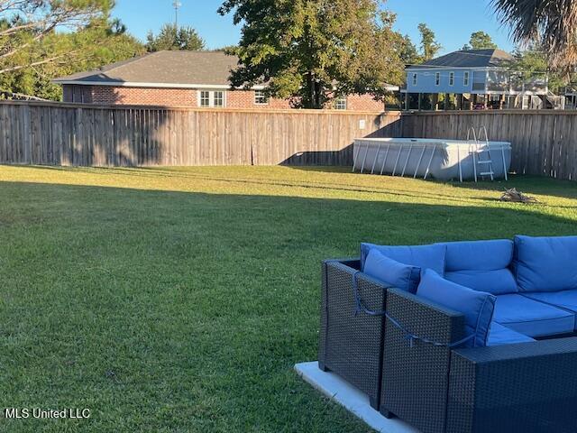 216 White Harbor Road Long Beach, MS 39560 - Photo 4 of 13 Large Rear Privacy fenced Yard and Pool