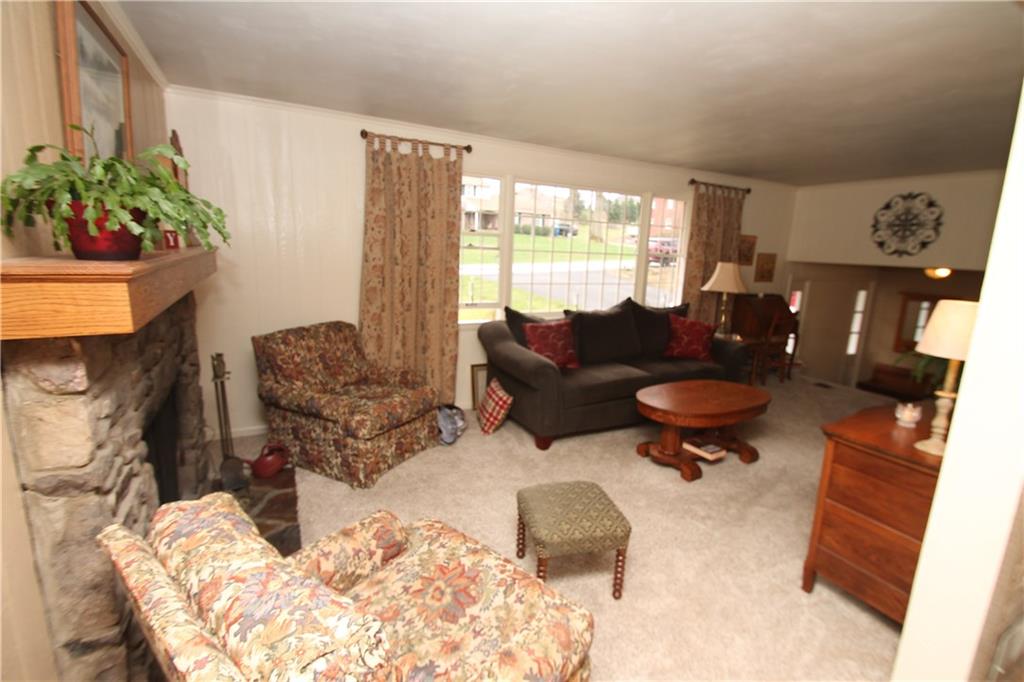 6 Carriage Road Greensburg, PA 15601 - Photo 14 of 23 living room with fireplace upstairs