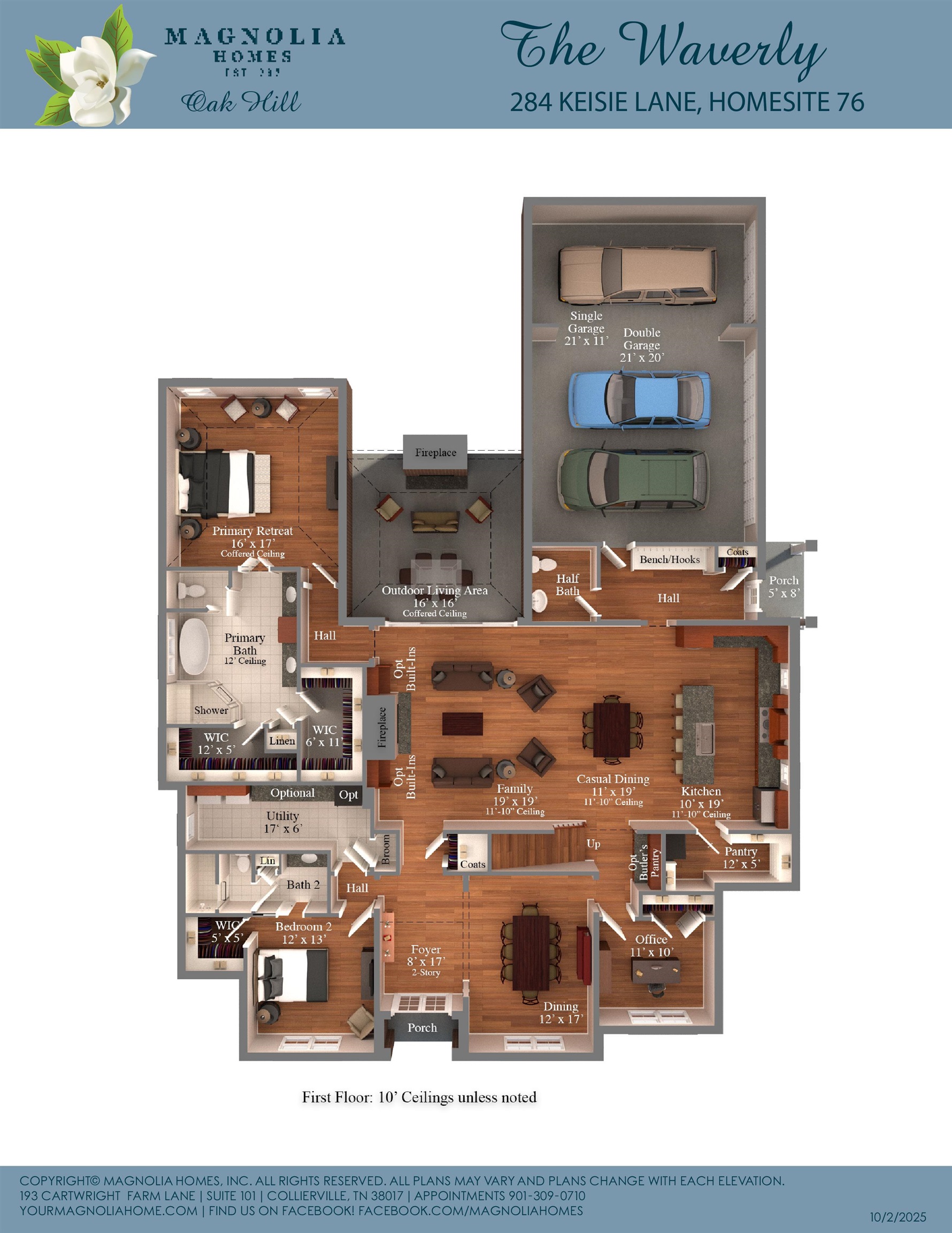 284 Keisie Lane Collierville, TN 38017 - Photo 33 of 34 Floor plan