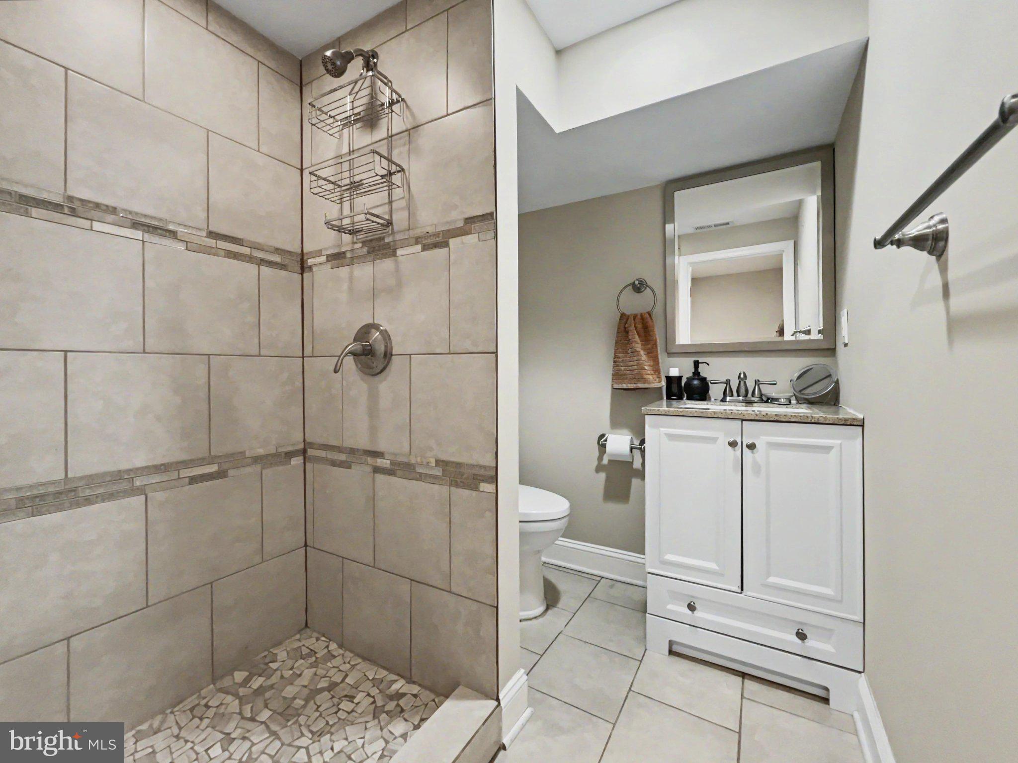 1610 North Broadway Baltimore, MD 21213 - Photo 14 of 18 a bathroom with a toilet and a shower