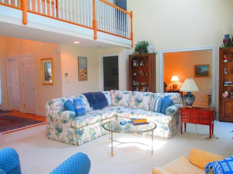 95 Cairn Ridge Road East Falmouth, MA 02536 - Photo 6 of 33 a living room with furniture a lamp and a potted plant