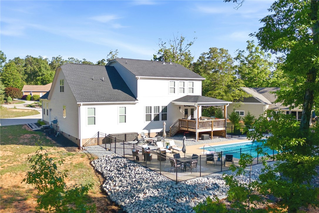 525 16th Circle Walhalla, SC 29691 - Photo 49 of 50 This residence features a private pool area, ideal for relaxation and outdoor gatherings.
