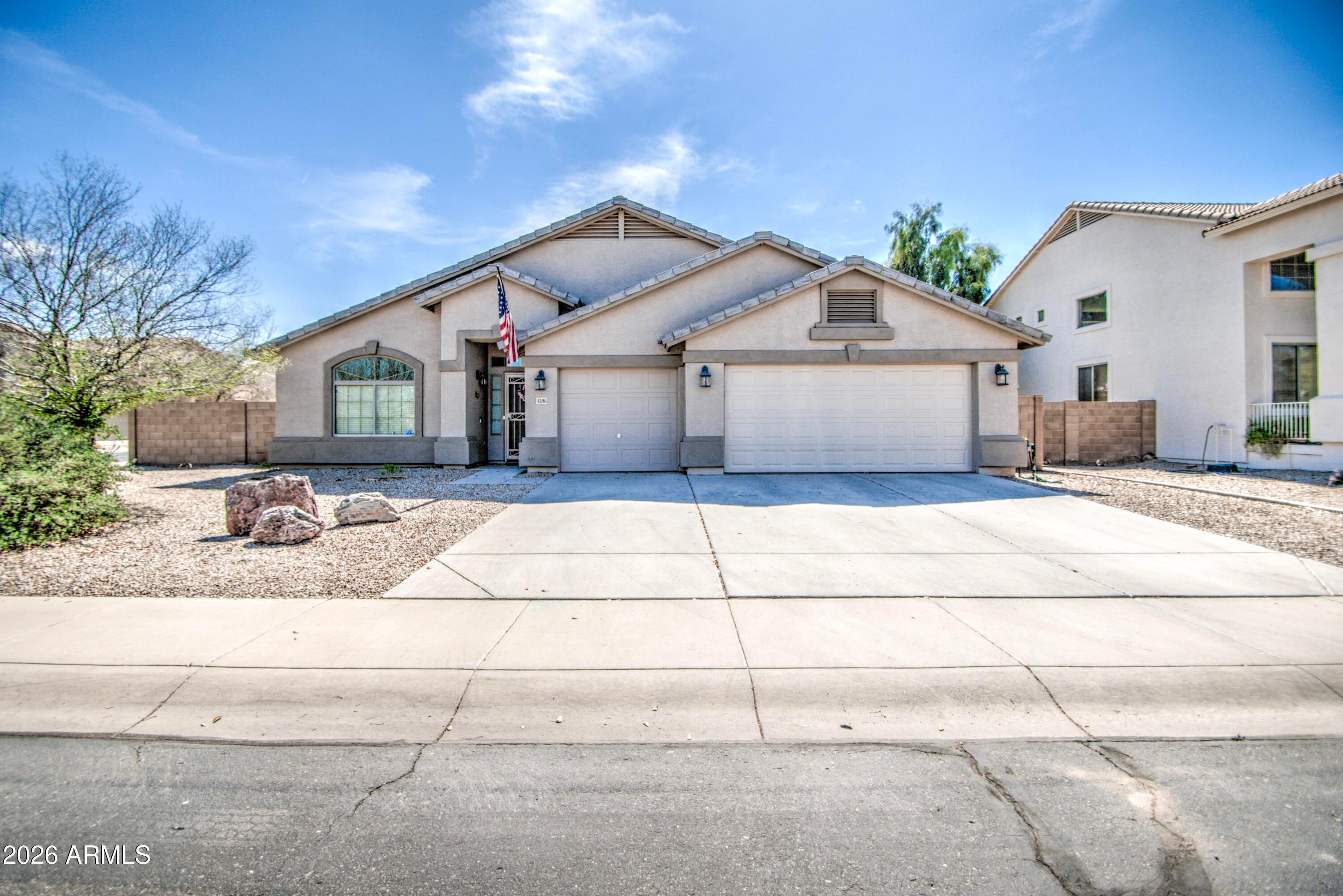 a view of a house with a outdoor space