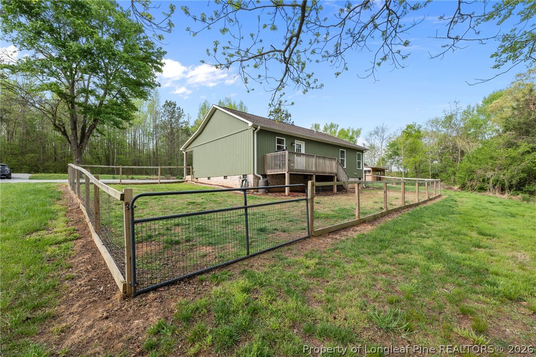 186 Lewis Brown Road Bennett, NC 27208 - Photo 31 of 48 a view of a fence