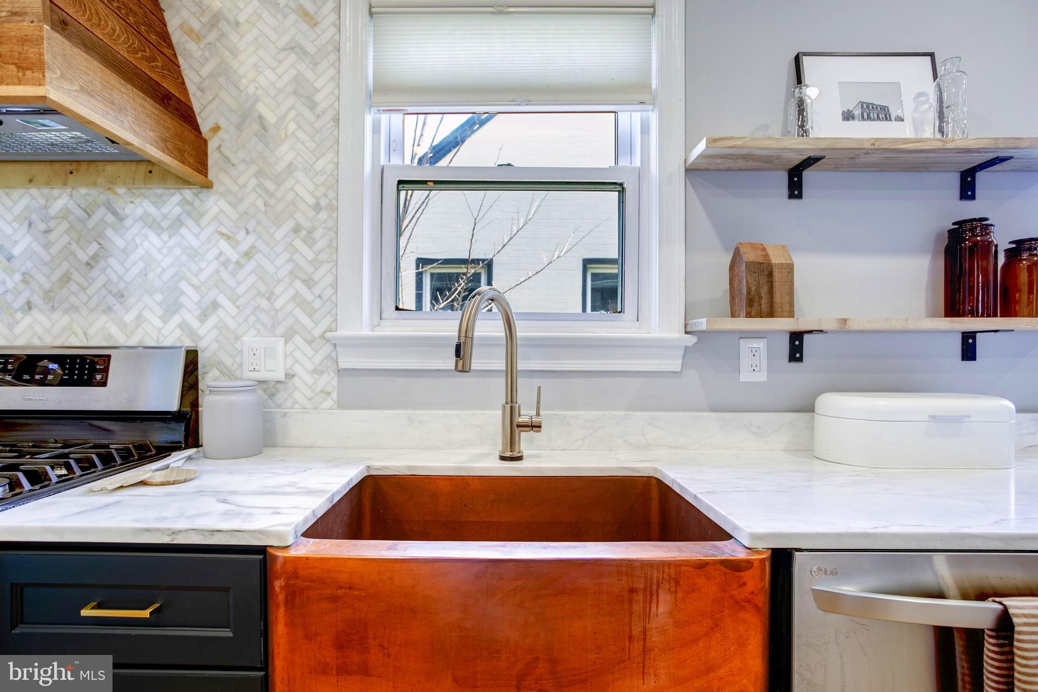 2200 S Street Northeast Washington, DC 20002 - Photo 11 of 27 Copper Farmhouse Sink
