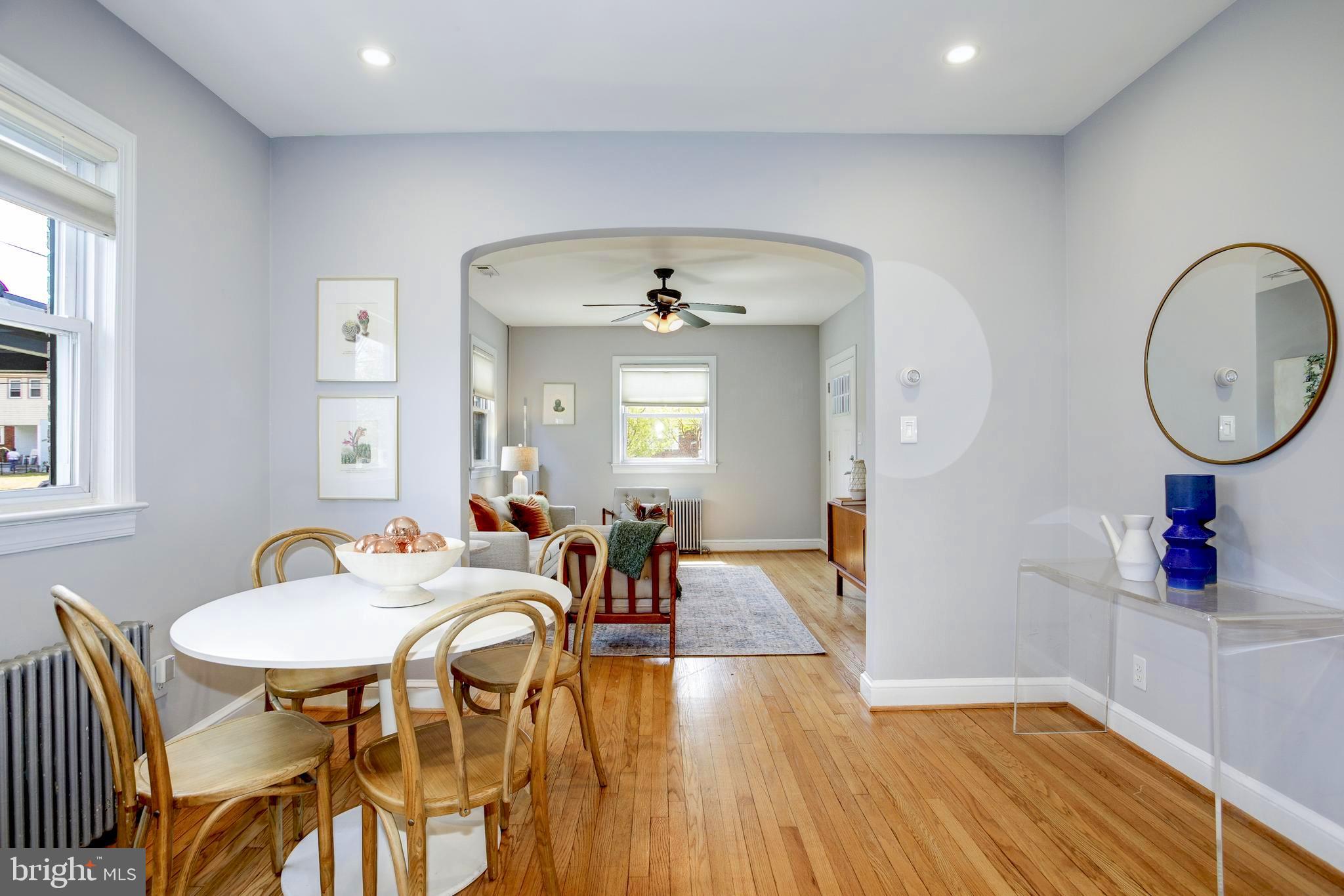 2200 S Street Northeast Washington, DC 20002 - Photo 8 of 27 Archway between Dining Room & LR
