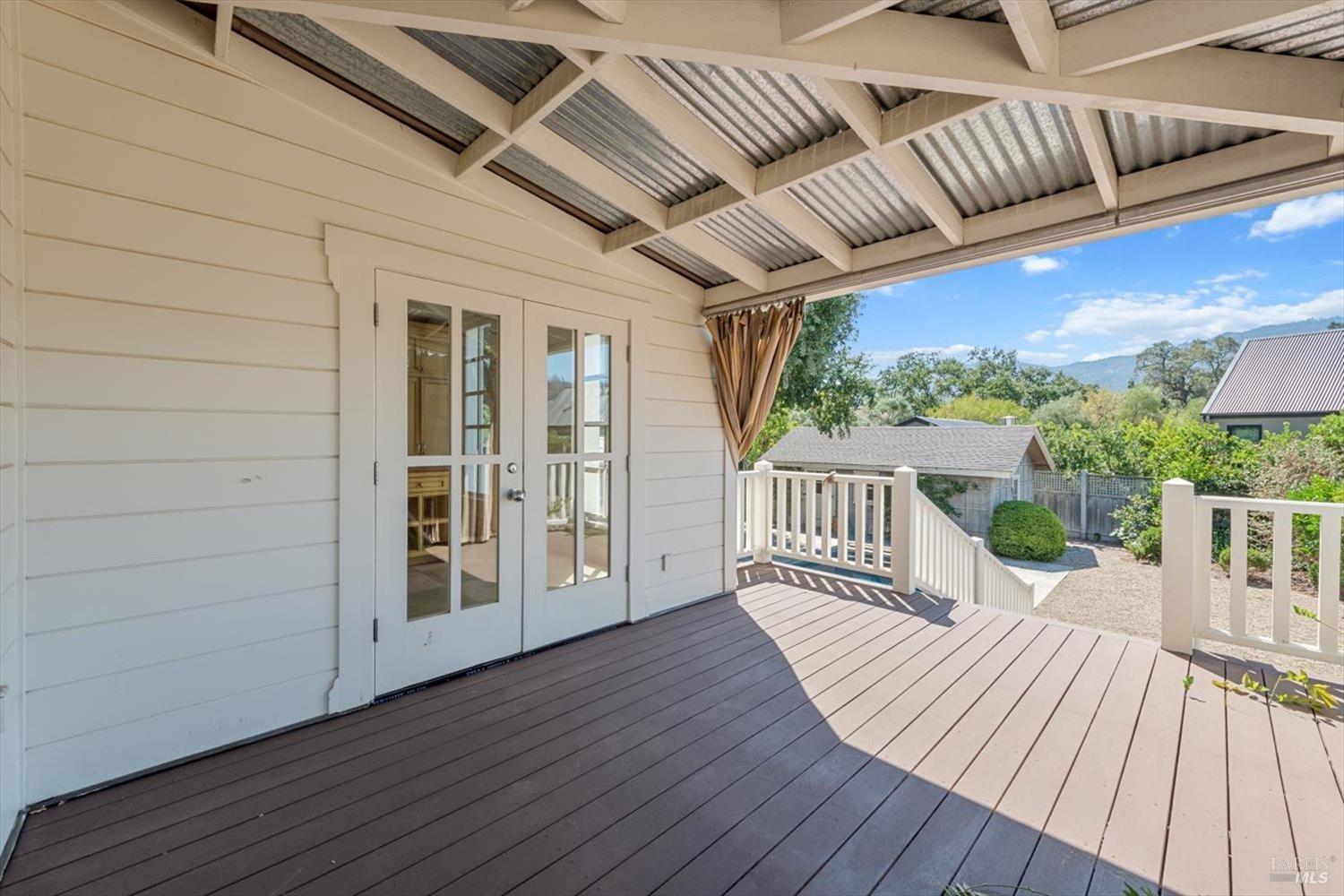 1533 Allyn Avenue St. Helena, CA 94574 - Photo 10 of 33 a view of porch with seating space