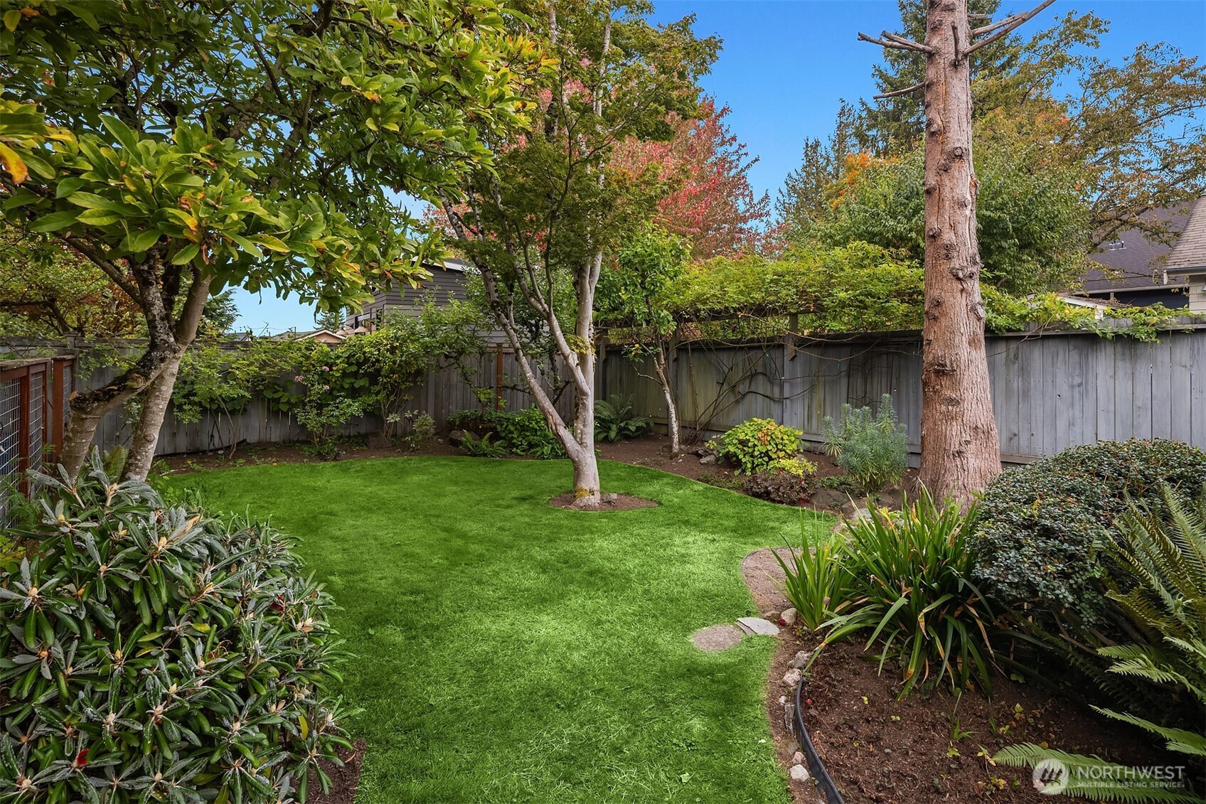 5722 Keystone Place North Seattle, WA 98103 - Photo 36 of 38 a view of a garden with a lake