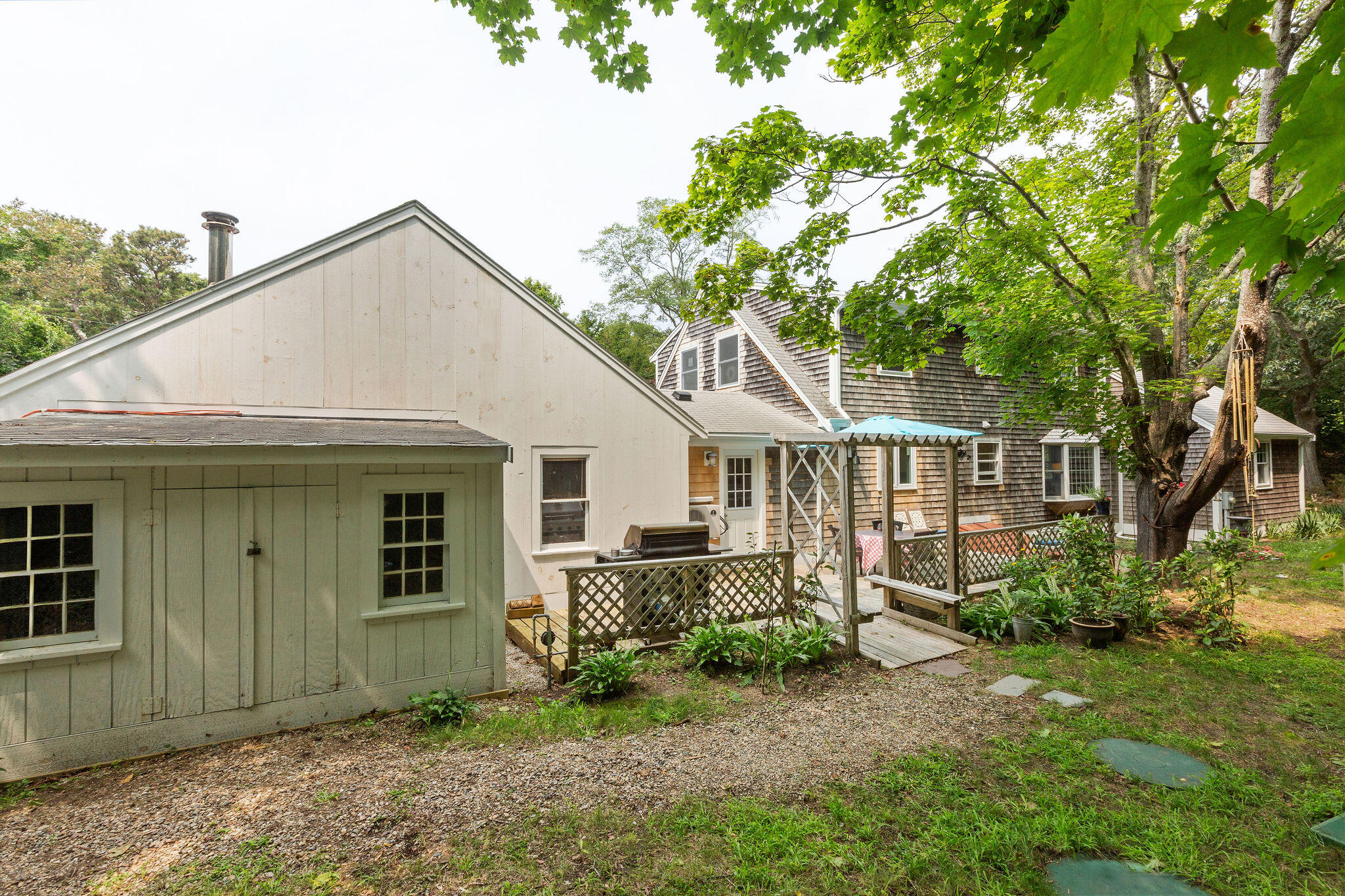 9 South Highland Road Truro, MA 02666 - Photo 24 of 32 a view of a house with a yard