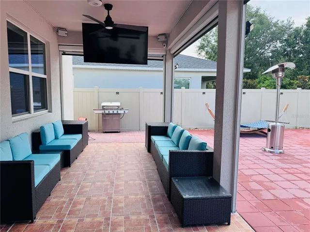 a outdoor space with patio the couch