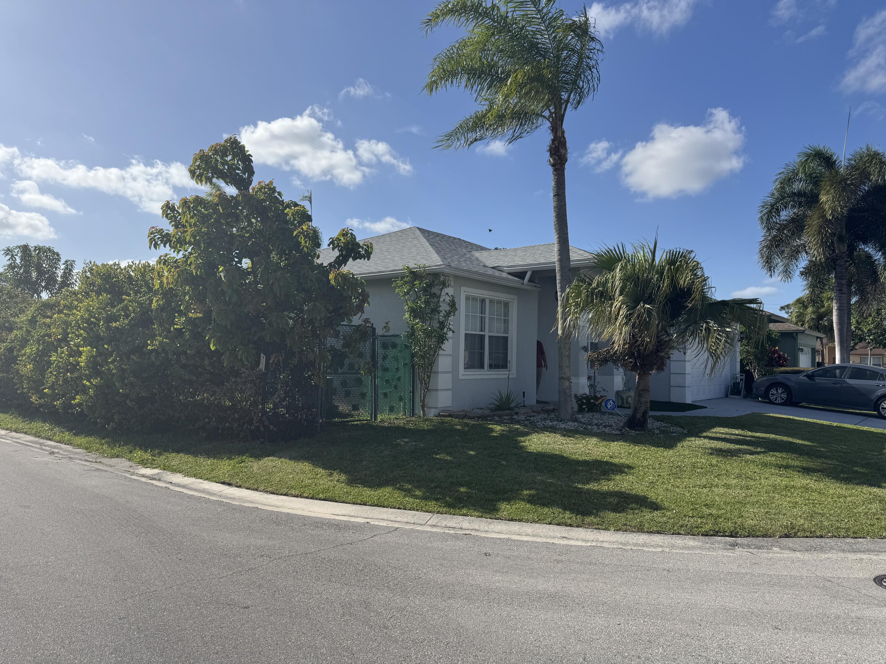 1011 Salmon Isle Greenacres, FL 33413 - Photo 4 of 28 a palm tree sitting in front of a house with a yard