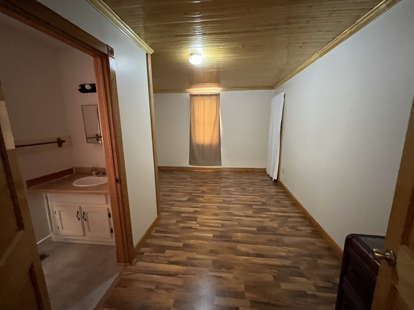 3420 Howlett Road Paw Paw, IL 61353 - Photo 14 of 34 a view of a hallway view with wooden floor and staircase