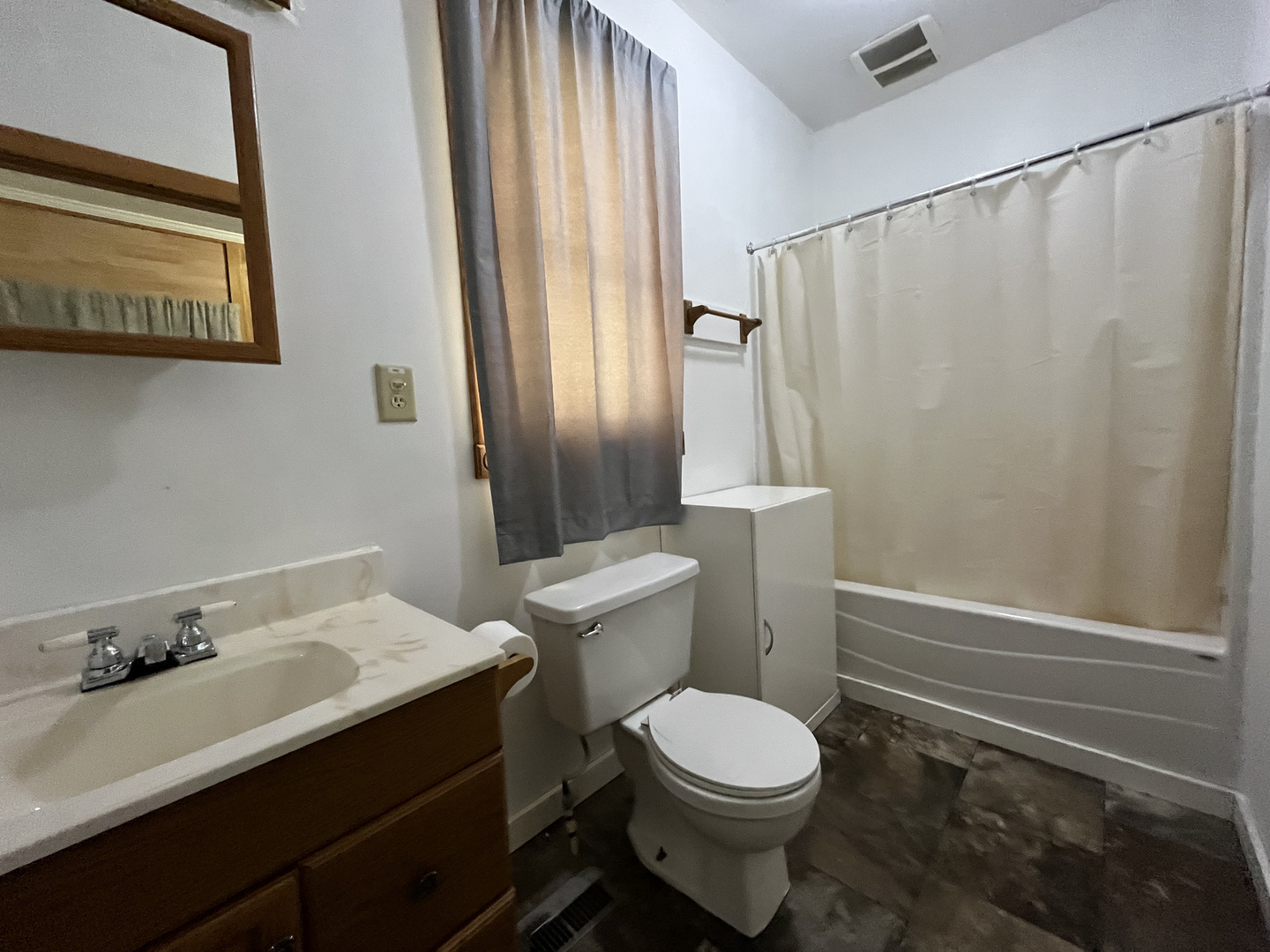 3420 Howlett Road Paw Paw, IL 61353 - Photo 19 of 34 a bathroom with a sink a toilet and shower