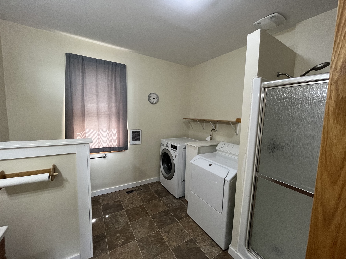 3420 Howlett Road Paw Paw, IL 61353 - Photo 22 of 34 a view of storage and utility room with washer and dryer