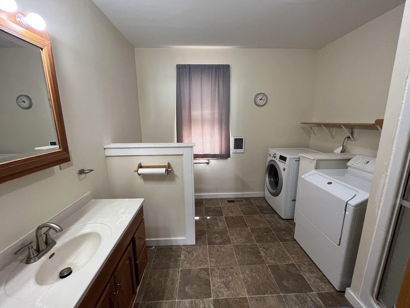 3420 Howlett Road Paw Paw, IL 61353 - Photo 23 of 34 a utility room with a sink a washer and dryer