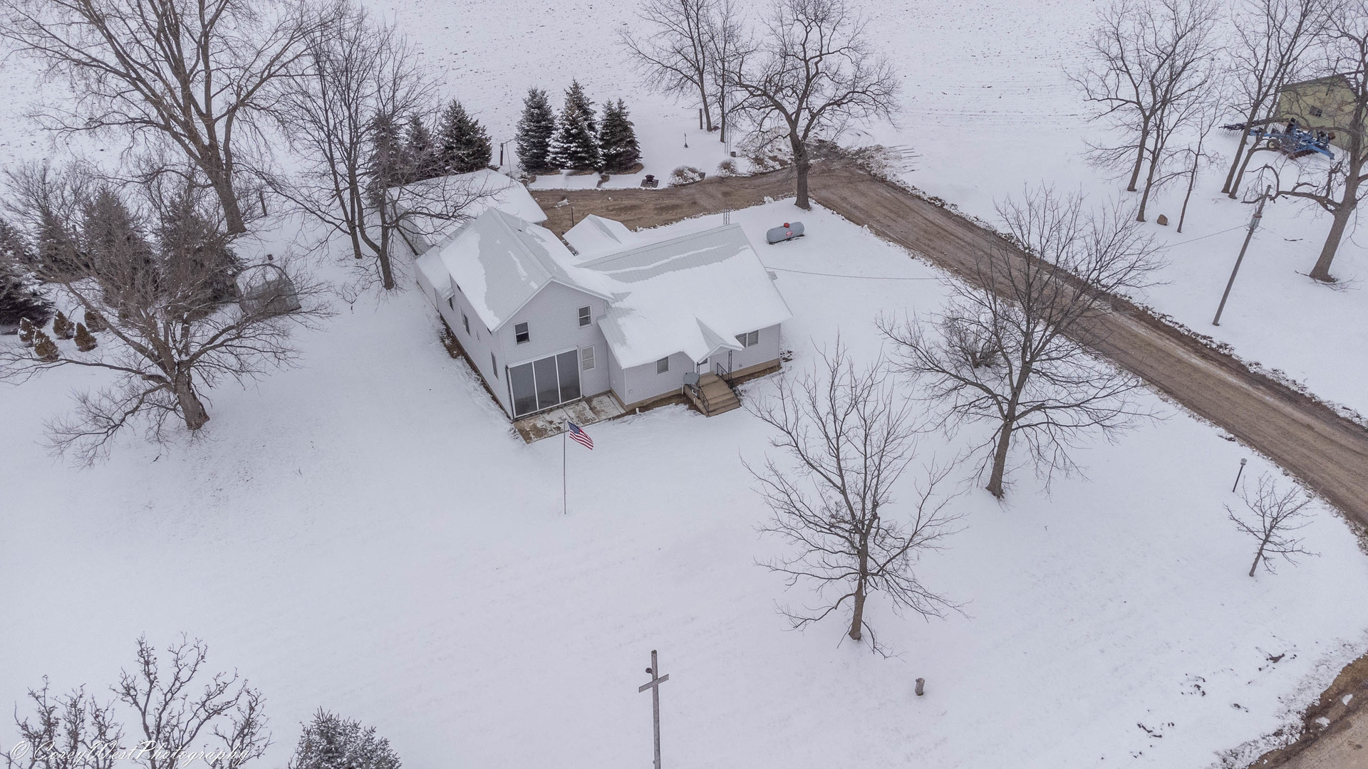 3420 Howlett Road Paw Paw, IL 61353 - Photo 31 of 34 a view of a covered with snow