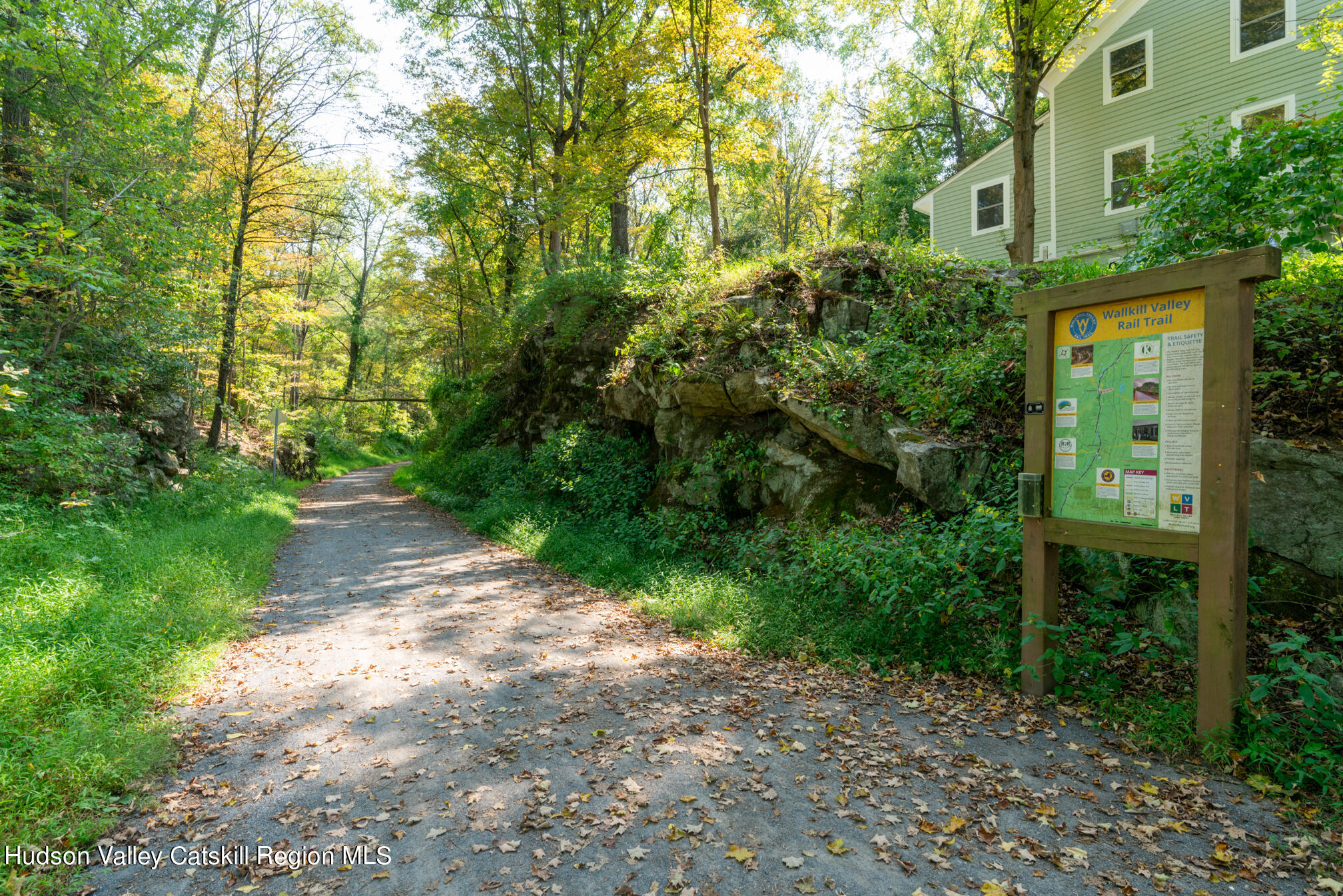 9 Mountain Road Rosendale, NY 12472 - Photo 2 of 46 a view of a pathway both side of house