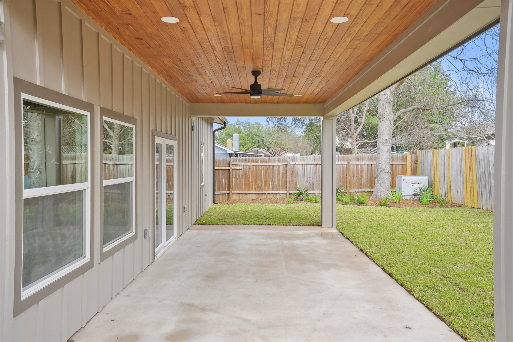 6307 Clubway Lane Austin, TX 78745 - Photo 30 of 34 a view of a porch with furniture and garden
