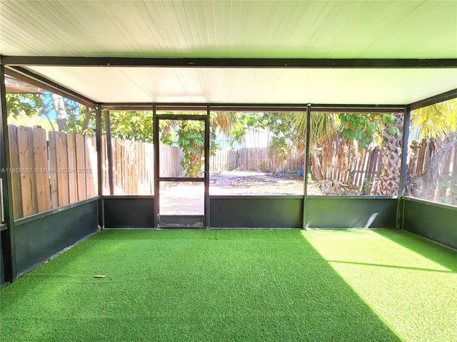 a view of yard with porch