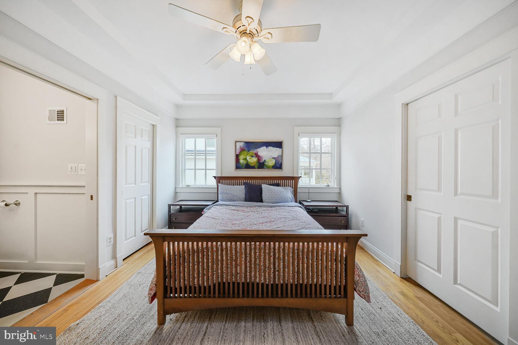 2012 Rockingham Street McLean, VA 22101 - Photo 16 of 45 a bedroom with a bed and a chandelier