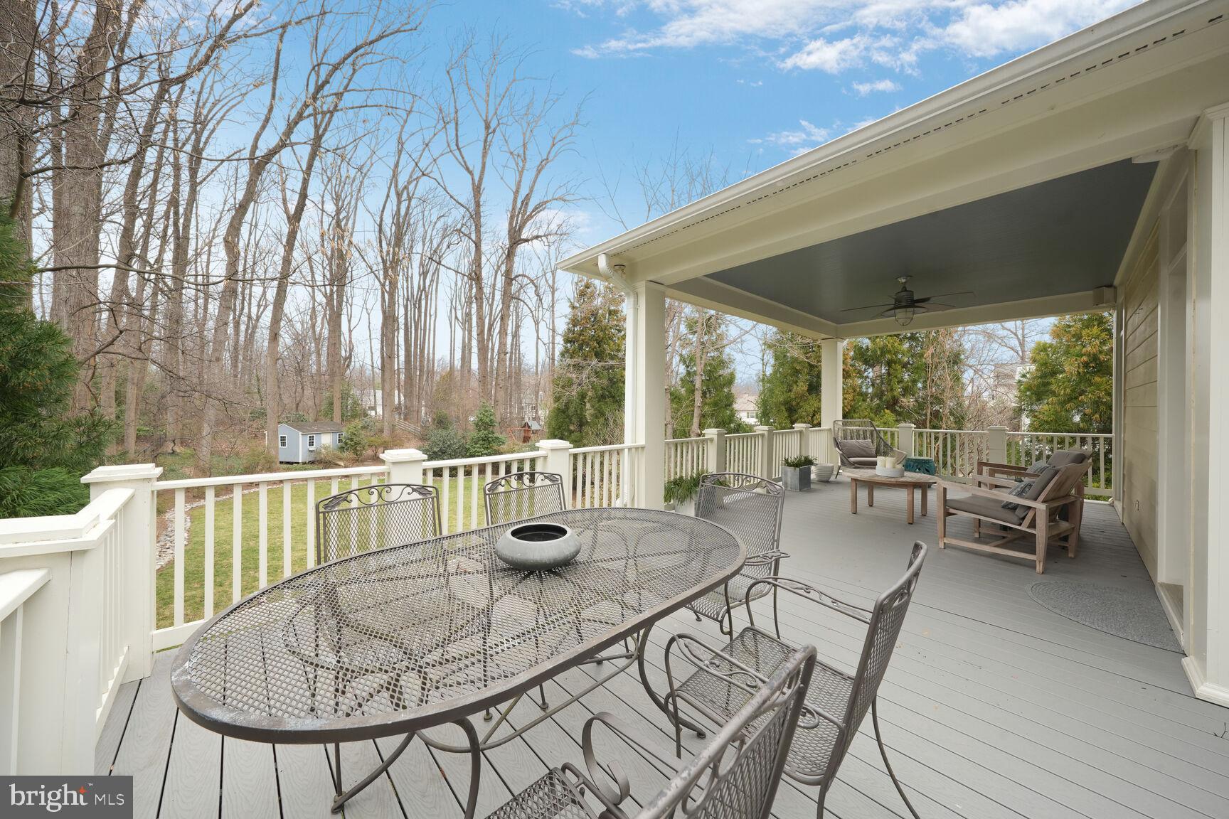 2012 Rockingham Street McLean, VA 22101 - Photo 32 of 45 a view of balcony with furniture and garden