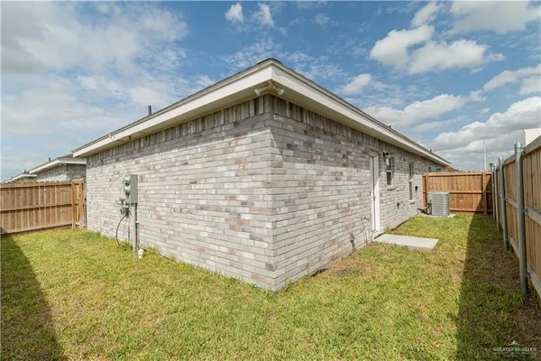 a backyard of a house