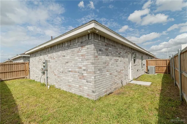 a backyard of a house