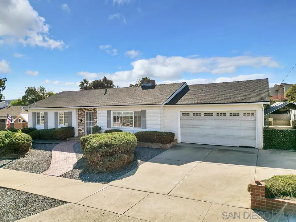 a view of a house with a patio