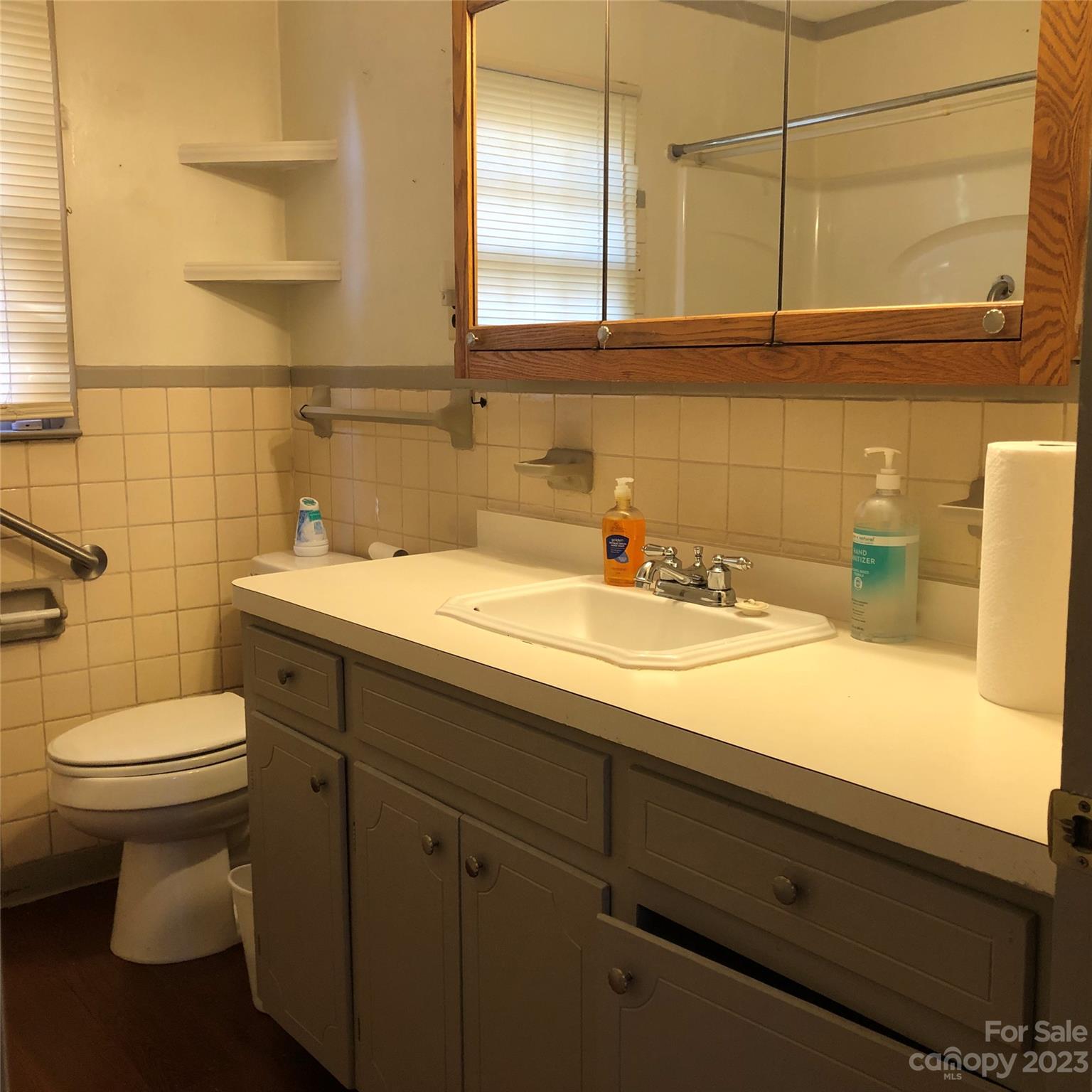 530 Shelton Road Clyde, NC 28721 - Photo 23 of 36 a bathroom with a sink and a toilet