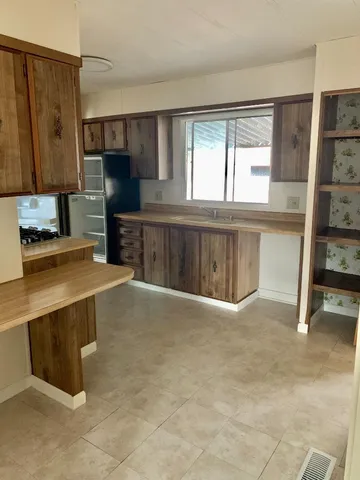 a kitchen with a stove