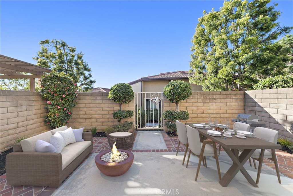 25702 Seaside Drive Dana Point, CA 92629 - Photo 26 of 37 a view of a patio in the backyard