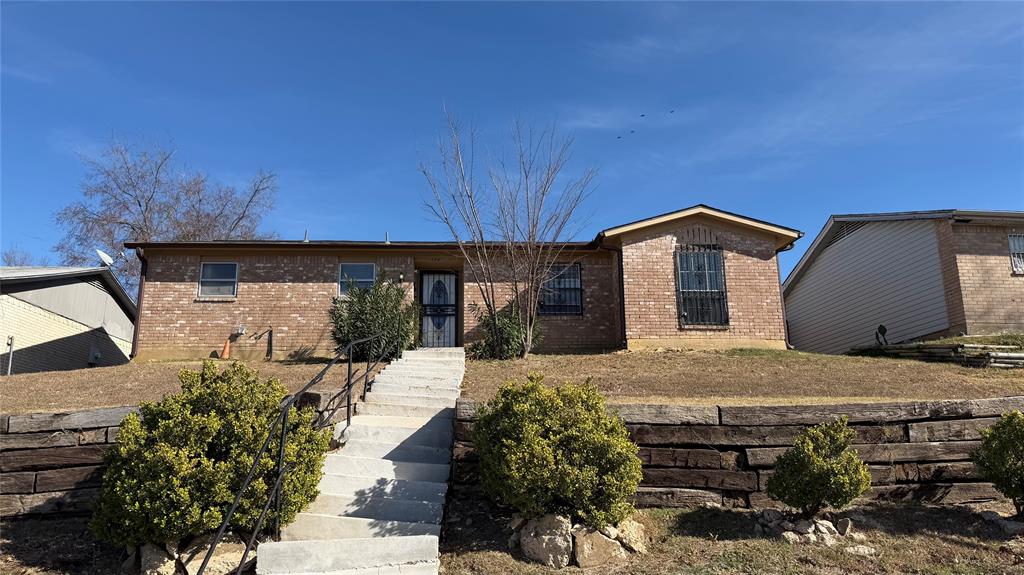 a outdoor space with plants