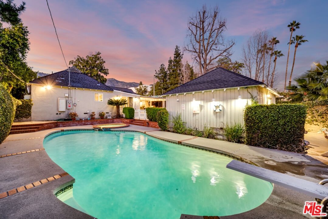 3330 Hermanos Street Pasadena, CA 91107 - Photo 31 of 40 a view of a swimming pool with an outdoor space