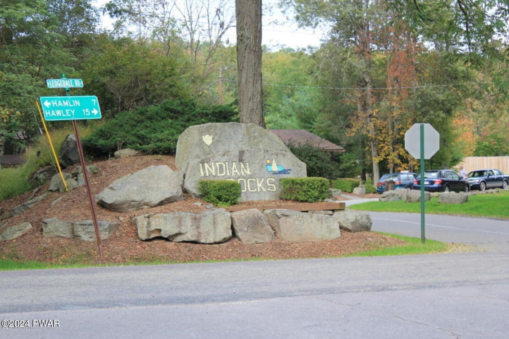 Lot 260 Reid Rd Lake Moscow, PA 18444 - Photo 2 of 7 WELCOME TO INDIAN ROCKS (Large)