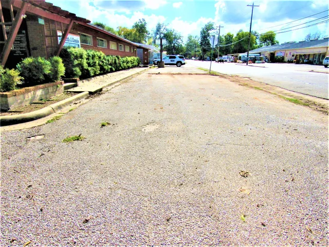 a swimming pool with a yard